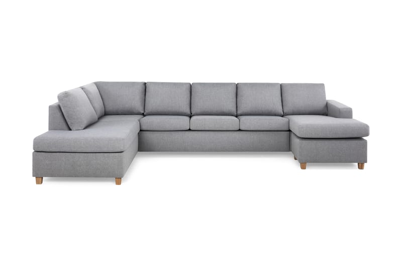 U-sofa Nevada XL Divan Høyre - Lysgrå - U-sofa