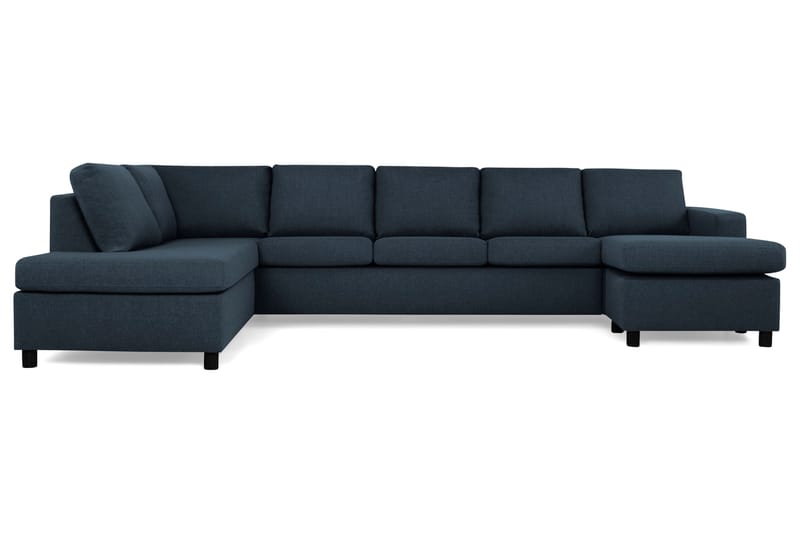 U-sofa Nevada XL Divan Høyre - Mørkblå - U-sofa