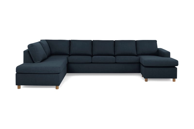 U-sofa Nevada XL Divan Høyre - Mørkblå - U-sofa