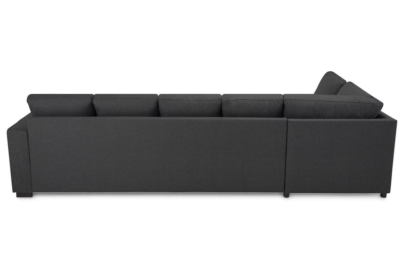 U-sofa Nevada XL Divan Høyre - Mørkgrå - U-sofa