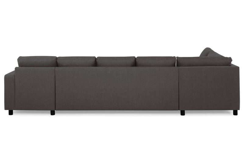 U-sofa Nevada XL Divan Høyre - Mørkgrå - U-sofa