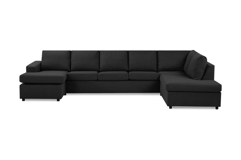 U-sofa Nevada XL Divan Venstre - Antrasitt - U-sofa