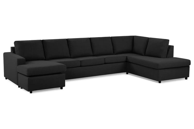 U-sofa Nevada XL Divan Venstre - Antrasitt - U-sofa