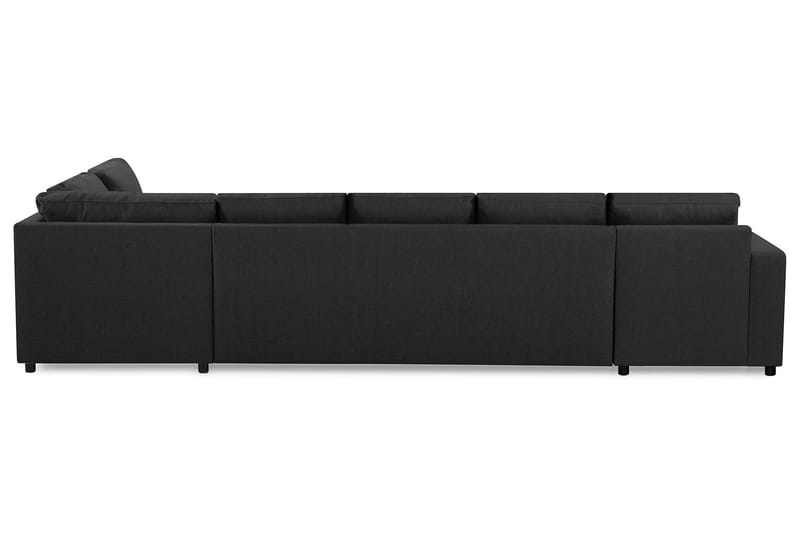 U-sofa Nevada XL Divan Venstre - Antrasitt - U-sofa