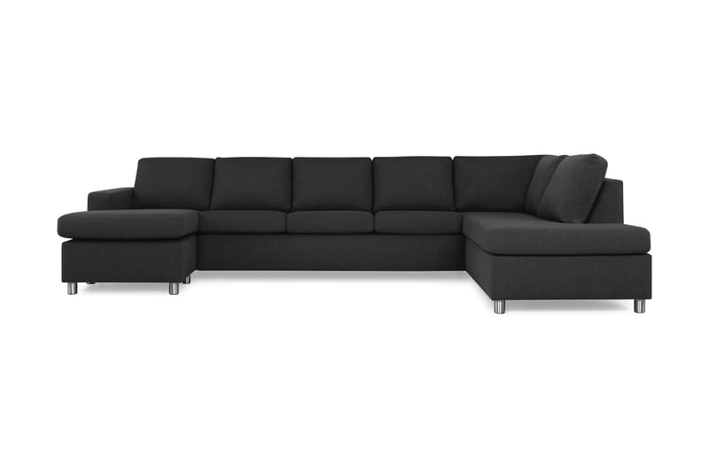 U-sofa Nevada XL Divan Venstre - Antrasitt - U-sofa