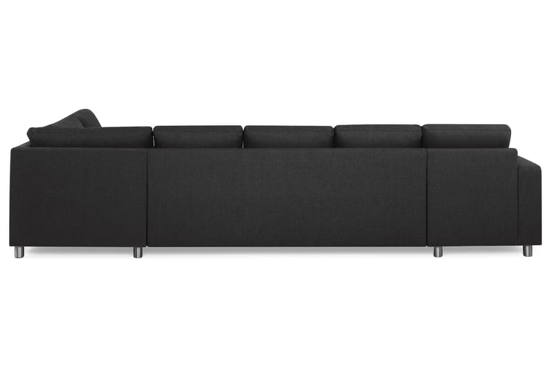 U-sofa Nevada XL Divan Venstre - Antrasitt - U-sofa