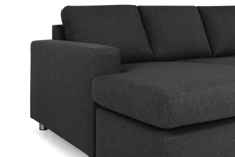 U-sofa Nevada XL Divan Venstre - Antrasitt - U-sofa