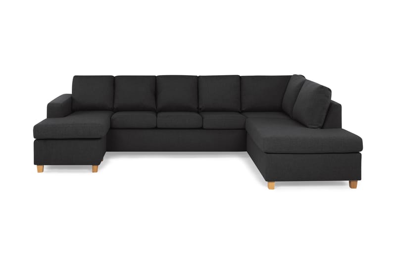 U-sofa Nevada XL Divan Venstre - Antrasitt - U-sofa