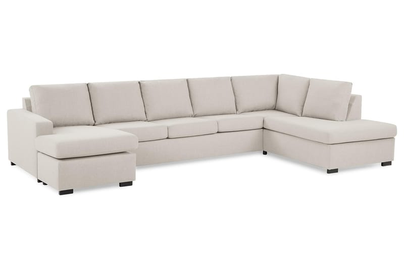 U-sofa Nevada XL Divan Venstre - Beige - U-sofa