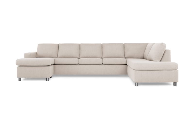 U-sofa Nevada XL Divan Venstre - Beige - U-sofa