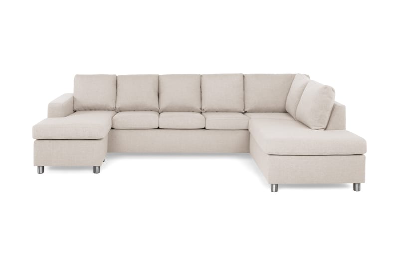 U-sofa Nevada XL Divan Venstre - Beige - U-sofa