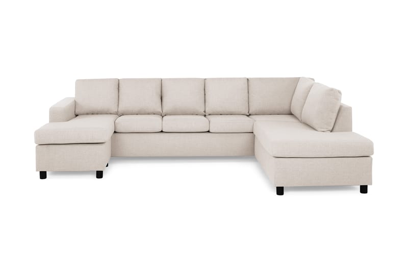 U-sofa Nevada XL Divan Venstre - Beige - U-sofa