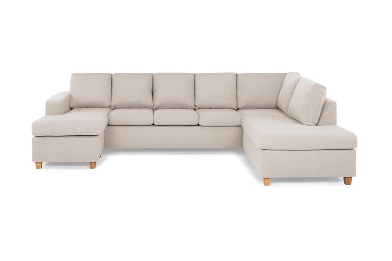 U-sofa Nevada XL Divan Venstre - Beige - U-sofa