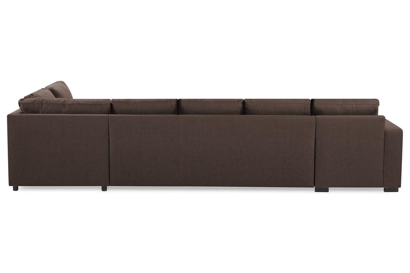 U-sofa Nevada XL Divan Venstre - Brun - U-sofa