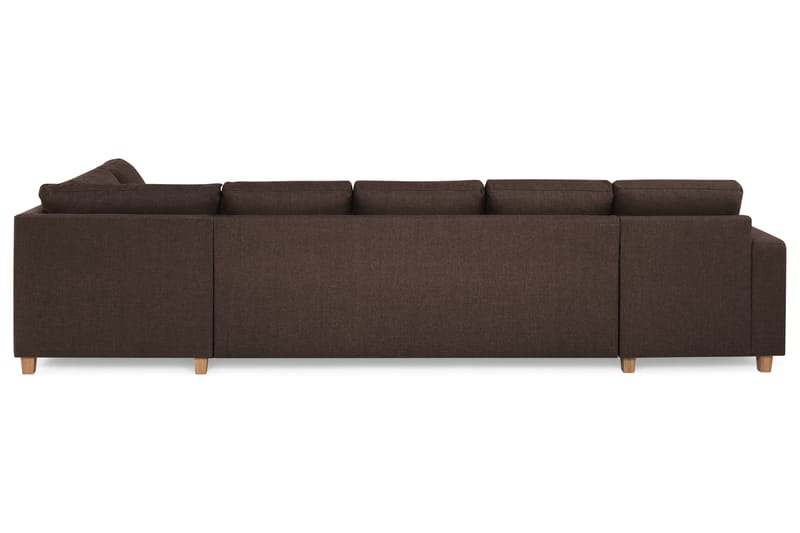 U-sofa Nevada XL Divan Venstre - Brun - U-sofa