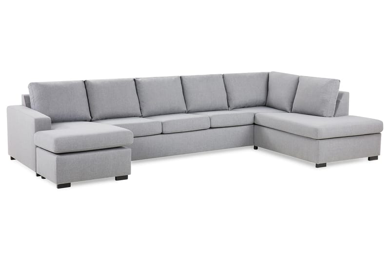 U-sofa Nevada XL Divan Venstre - Lysgrå - U-sofa