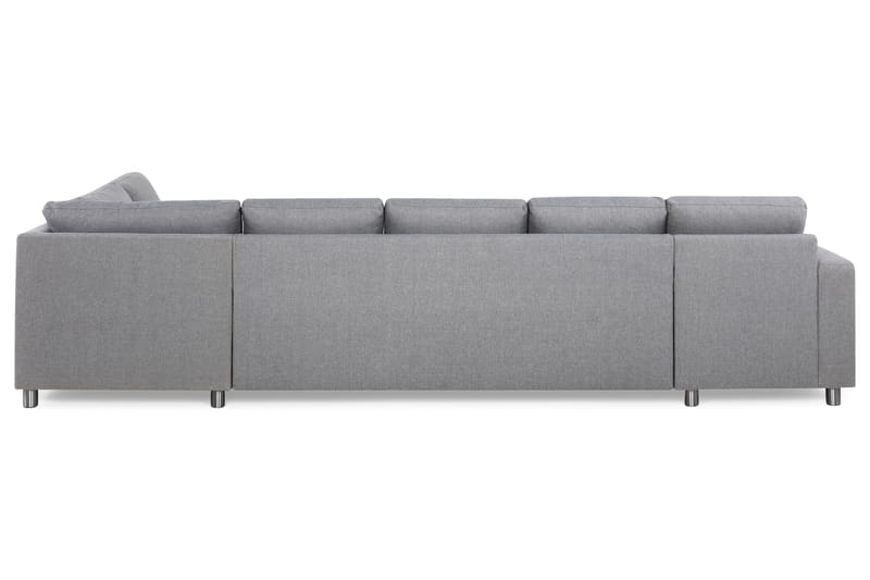 U-sofa Nevada XL Divan Venstre - Lysgrå - U-sofa