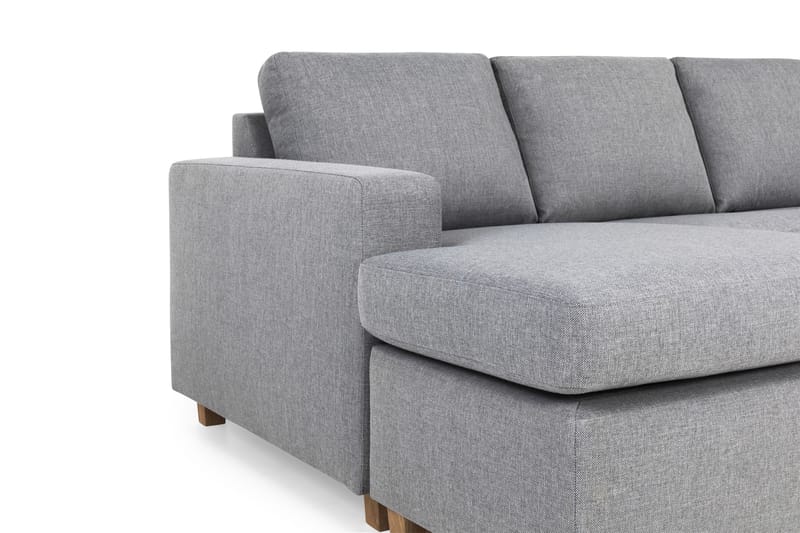 U-sofa Nevada XL Divan Venstre - Lysgrå - U-sofa