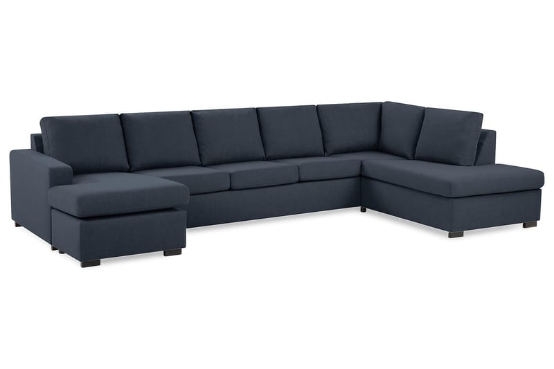 U-sofa Nevada XL Divan Venstre - Mørkblå - U-sofa