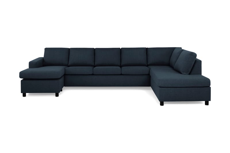 U-sofa Nevada XL Divan Venstre - Mørkblå - U-sofa