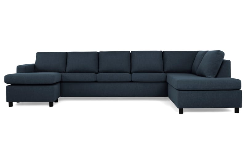 U-sofa Nevada XL Divan Venstre - Mørkblå - U-sofa