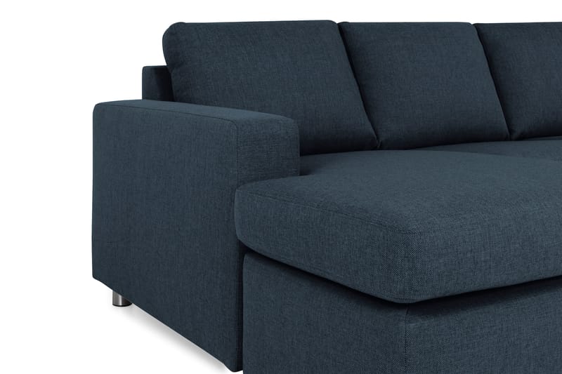 U-sofa Nevada XL Divan Venstre - Mørkblå - U-sofa