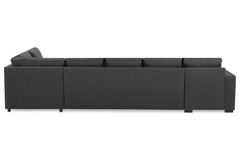 U-sofa Nevada XL Divan Venstre - Mørkgrå - U-sofa