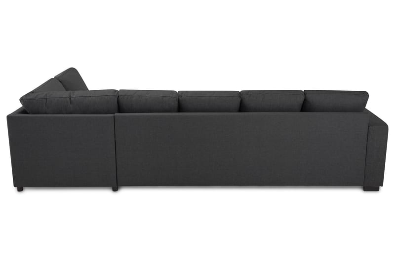 U-sofa Nevada XL Divan Venstre - Mørkgrå - U-sofa