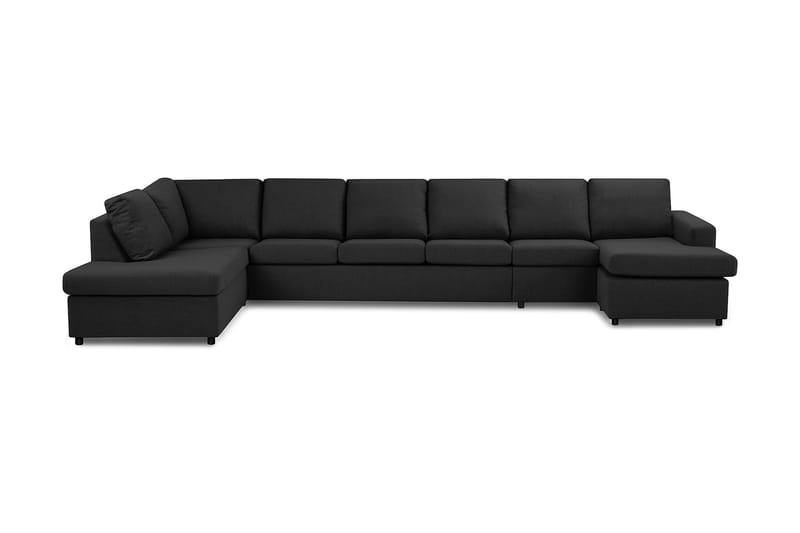 U-sofa Nevada XXL Divan Høyre - Antrasitt - U-sofa