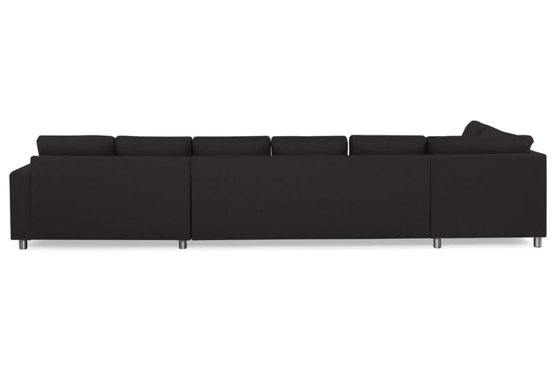 U-sofa Nevada XXL Divan Høyre - Antrasitt - U-sofa