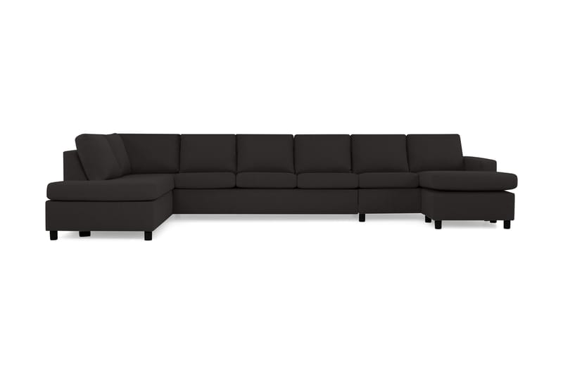 U-sofa Nevada XXL Divan Høyre - Antrasitt - U-sofa