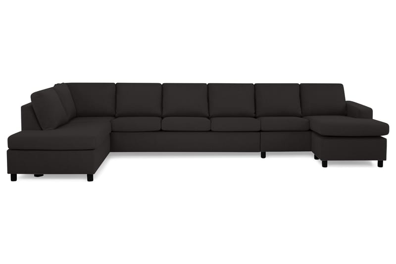 U-sofa Nevada XXL Divan Høyre - Antrasitt - U-sofa