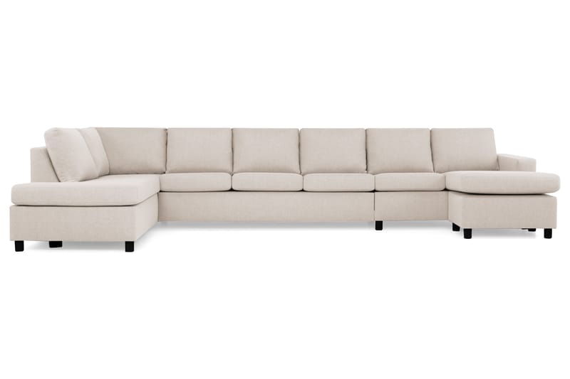 U-sofa Nevada XXL Divan Høyre - Beige - U-sofa