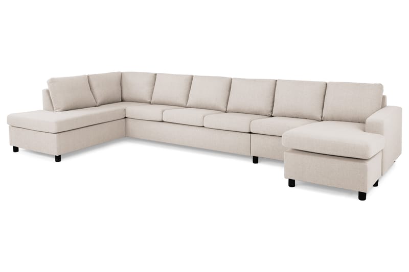 U-sofa Nevada XXL Divan Høyre - Beige - U-sofa