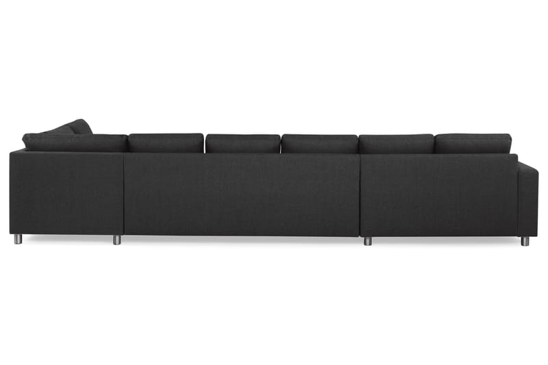 U-sofa Nevada XXL Divan Venstre - Antrasitt - U-sofa