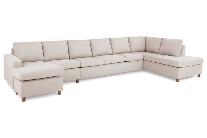 U-sofa Nevada XXL Divan Venstre - Beige - U-sofa