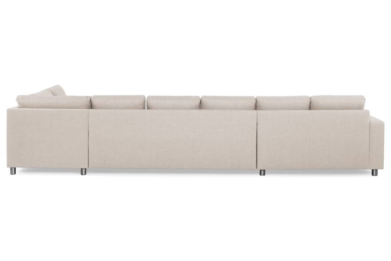 U-sofa Nevada XXL Divan Venstre - Beige - U-sofa