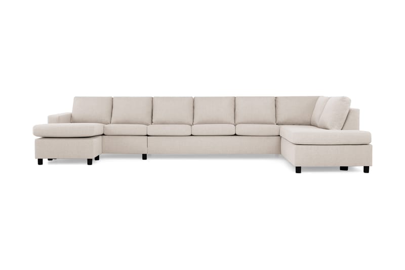 U-sofa Nevada XXL Divan Venstre - Beige - U-sofa