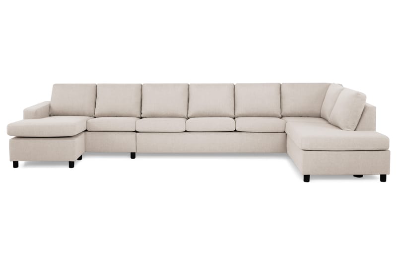 U-sofa Nevada XXL Divan Venstre - Beige - U-sofa