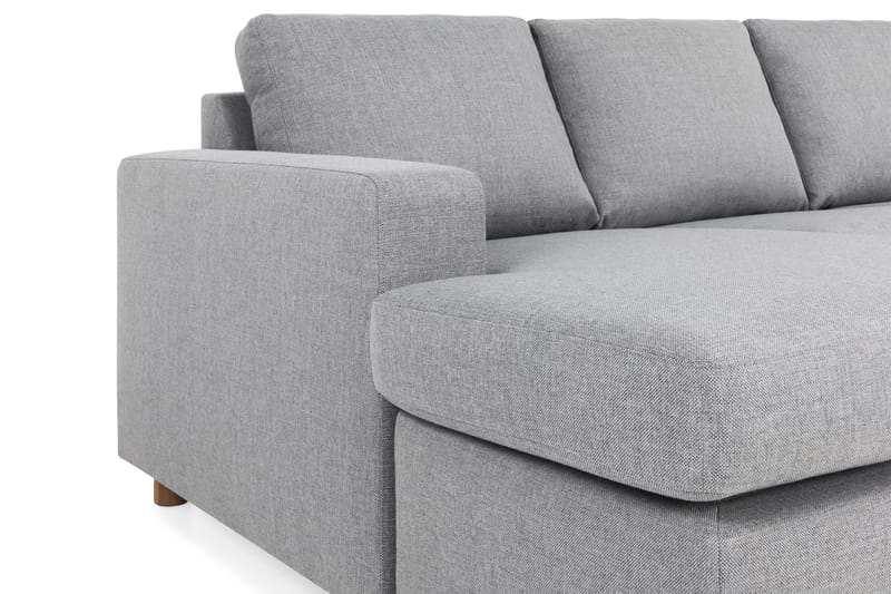 U-sofa Nevada XXL Divan Venstre - Lysgrå - U-sofa