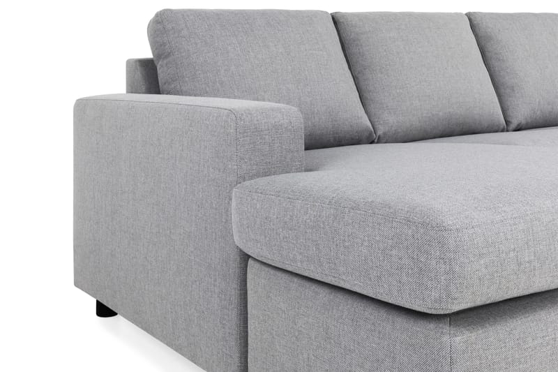 U-sofa Nevada XXL Divan Venstre - Lysgrå - U-sofa