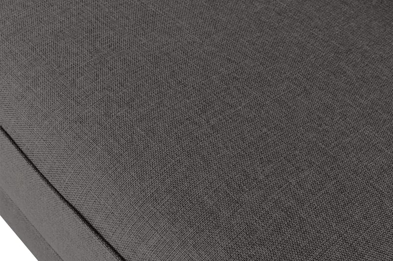 U-sofa Ontario Large med Divan Høyre - Mørkgrå - U-sofa