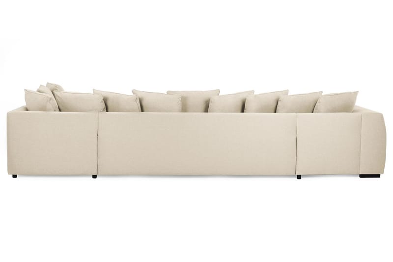 U-sofa Ontario Large med Divan Venstre inkl. Konvoluttputer - Beige - U-sofa