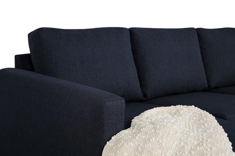 U-sofa Yen Large med Divan Venstre - Blå - U-sofa