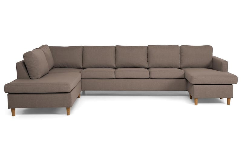 U-sofa Yen Large med Divan Høyre - Beige - U-sofa