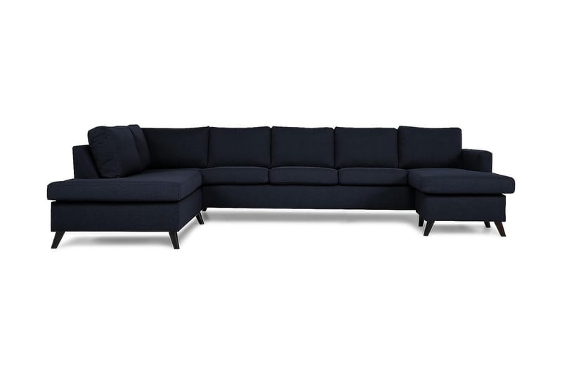 U-sofa Yen Large med Divan Høyre - Blå - U-sofa