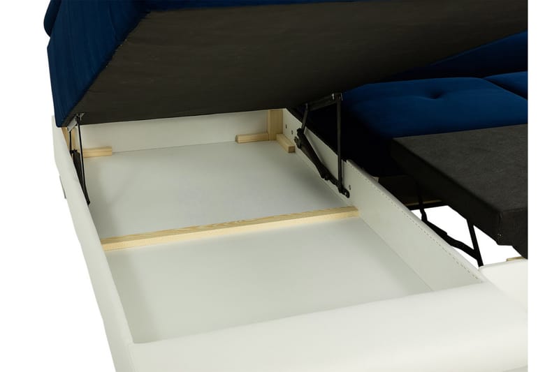 U-Sovesofa Oertel - Hvit/Grå - Møbler - Sofaer - Skinnsofaer