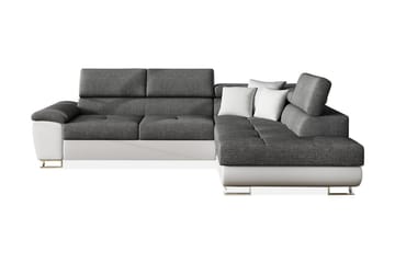 U-Sovesofa Oertel - Hvit/Grå - Møbler - Sofaer - Skinnsofaer