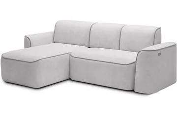 Ume 4-seter Sofa med Sjeselong - Grå - Møbler - Sofaer - Sofaer med sjeselong - 4 seters sofa med divan