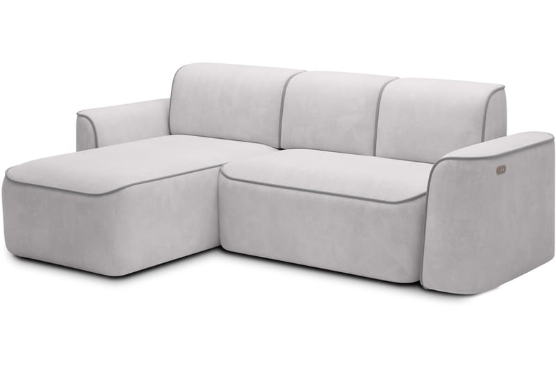 Ume 4-seter Sofa med Sjeselong - Grå - Møbler - Sofaer - Sofaer med sjeselong - 4 seters sofa med divan